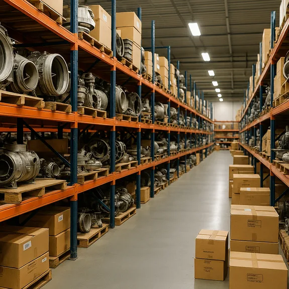 Aircraft supply warehouse